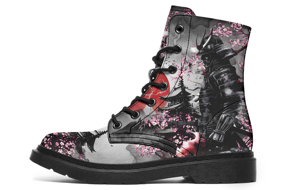 Dark Samurai Soldier Boots