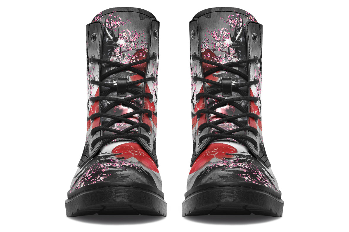 Dark Samurai Soldier Boots