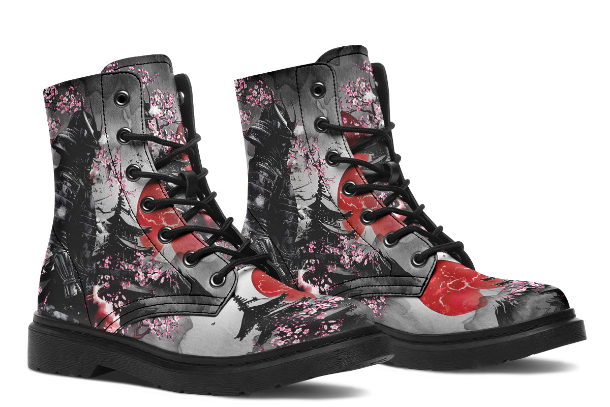 Dark Samurai Soldier Boots