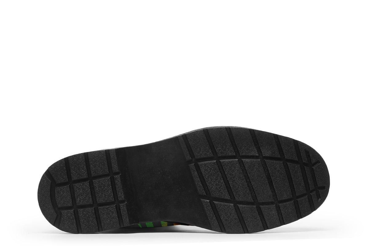 Rainbow Zebra Print Boots