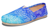 Blue White Lotus Mandala Casual