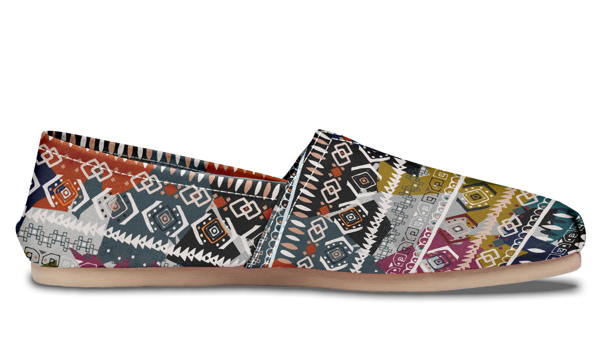 Grunge Ethnic Print Casual