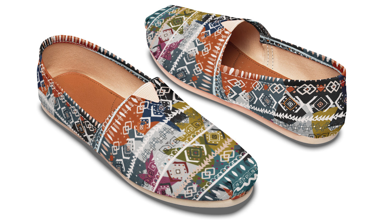 Grunge Ethnic Print Casual