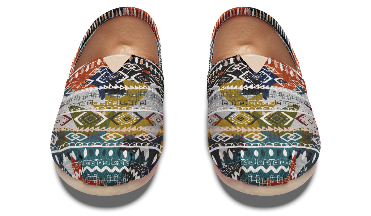 Grunge Ethnic Print Casual