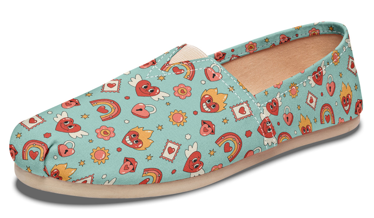 Love Hearts Rainbow Casual