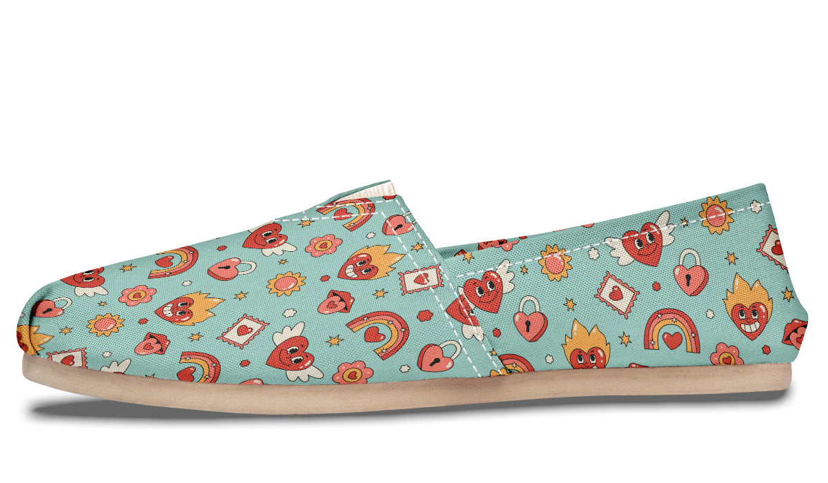 Love Hearts Rainbow Casual