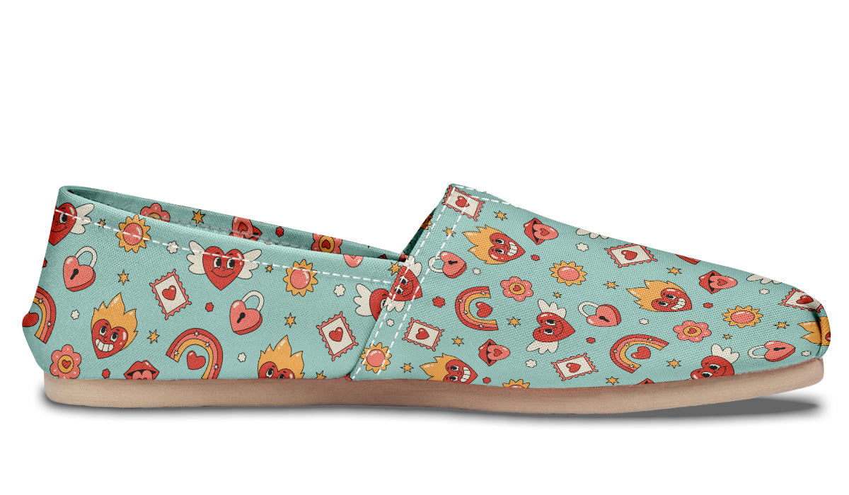 Love Hearts Rainbow Casual