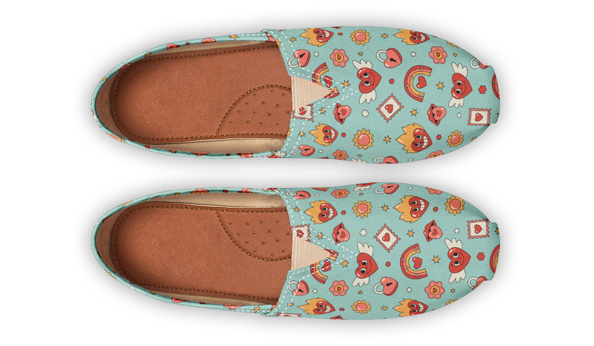 Love Hearts Rainbow Casual