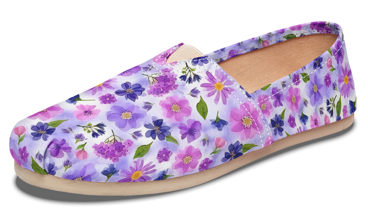 Purple Bloom Florals Casual