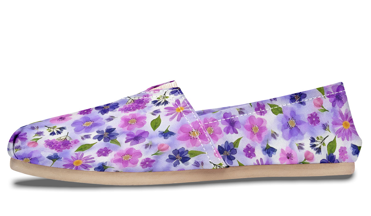 Purple Bloom Florals Casual