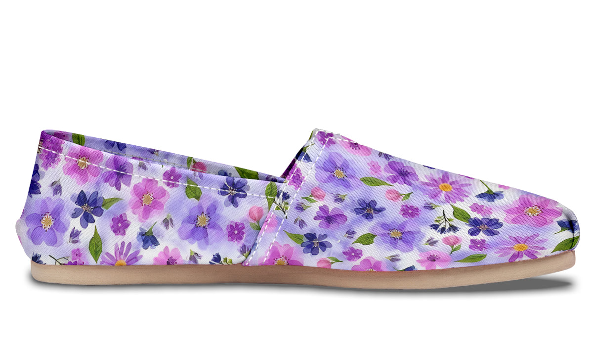 Purple Bloom Florals Casual