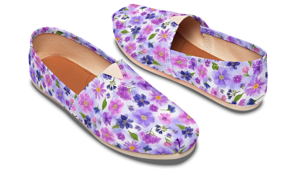 Purple Bloom Florals Casual