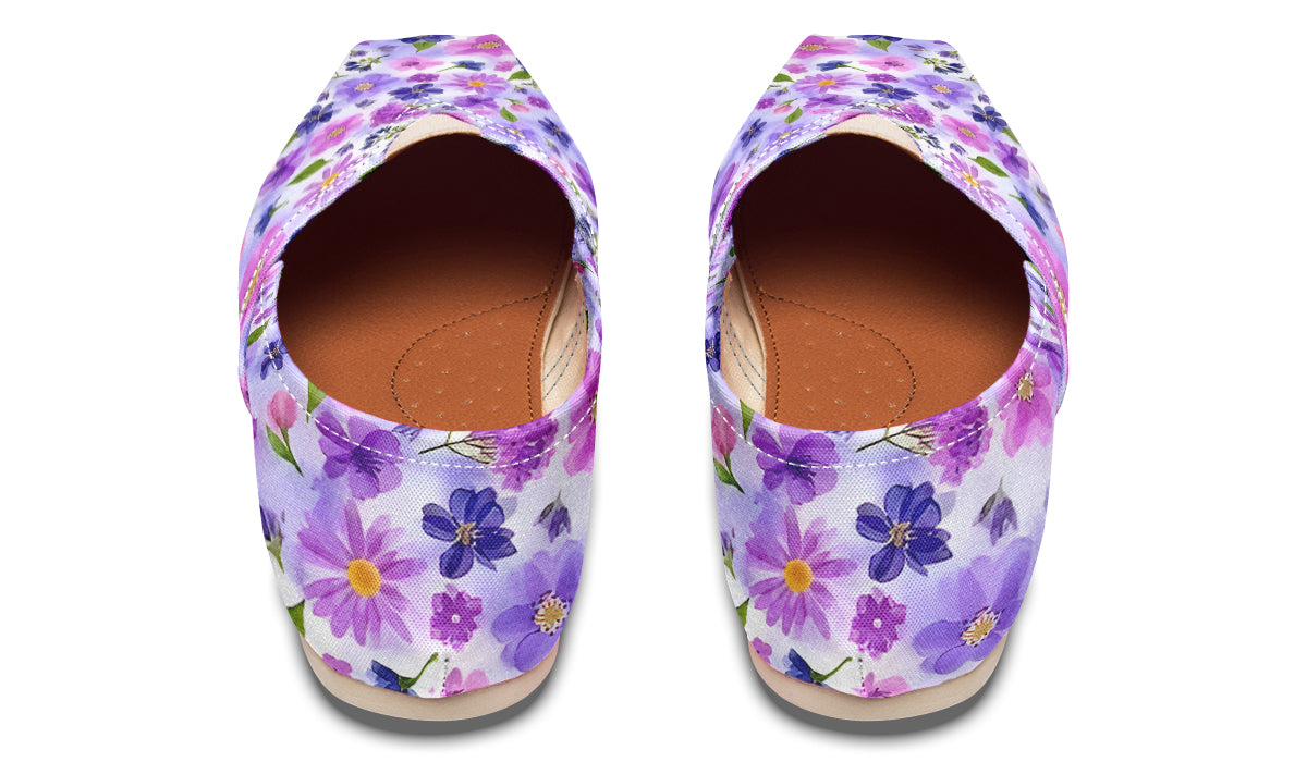 Purple Bloom Florals Casual