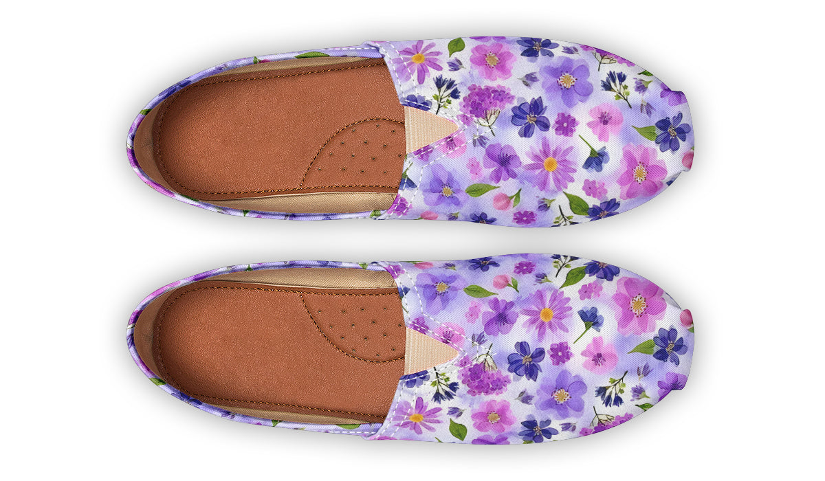 Purple Bloom Florals Casual