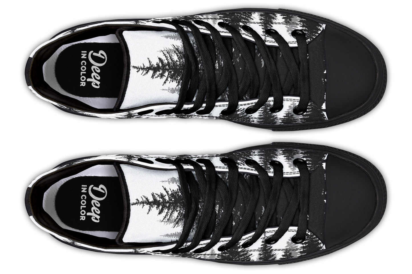 Black And White Pines Hightops
