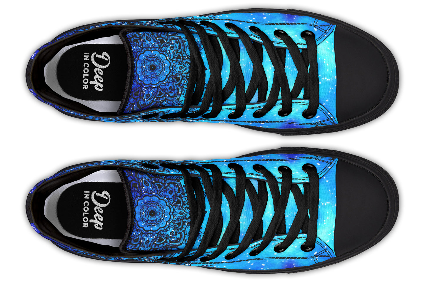 Blue Mandala Hightops
