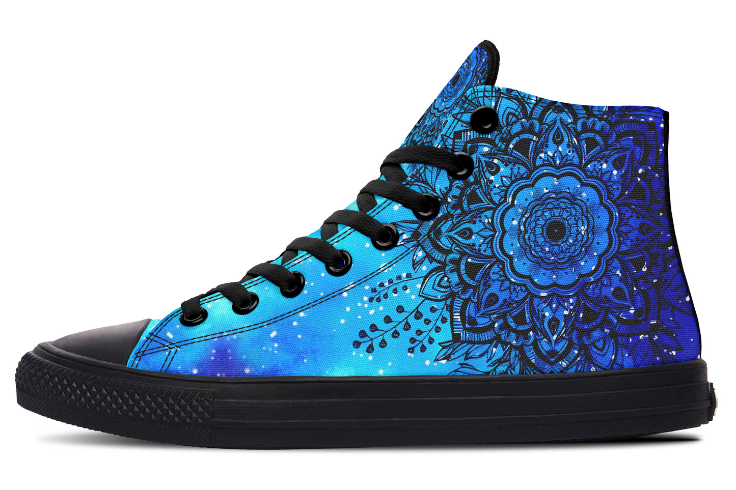 Blue Mandala Hightops