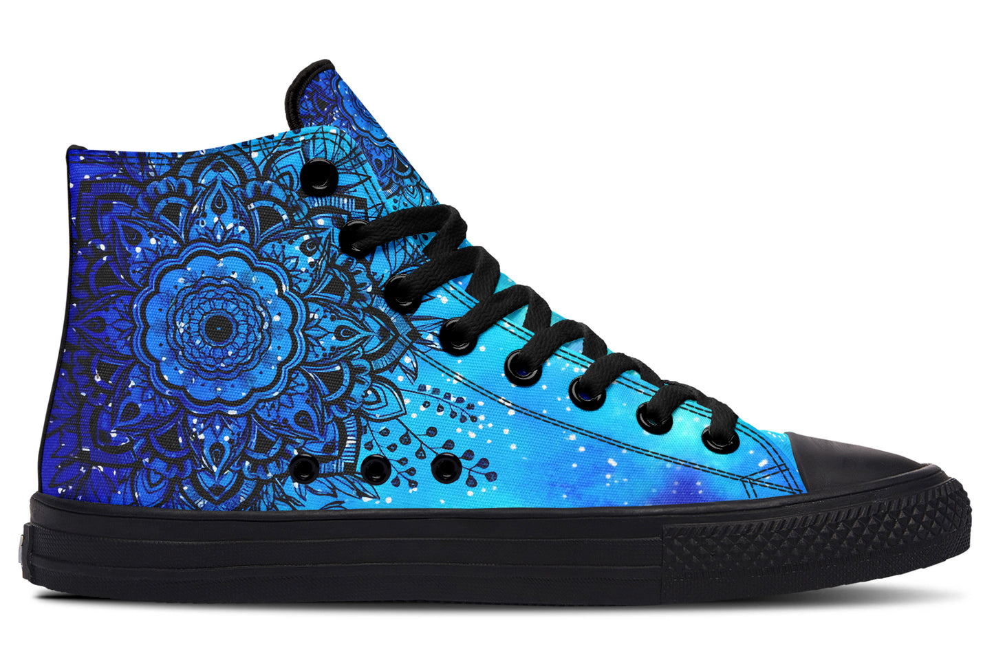 Blue Mandala Hightops