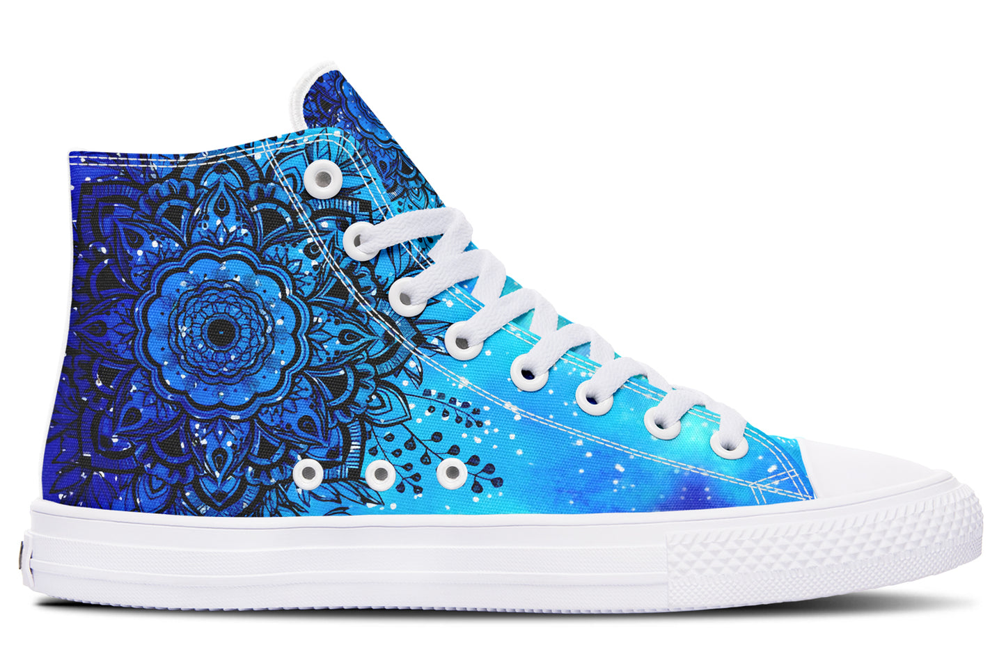 Blue Mandala Hightops