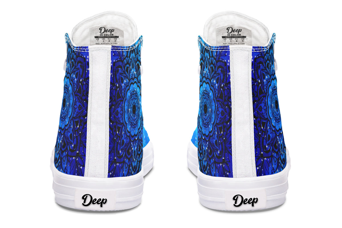 Blue Mandala Hightops