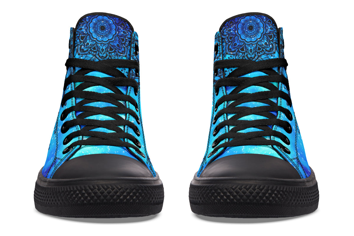 Blue Mandala Hightops