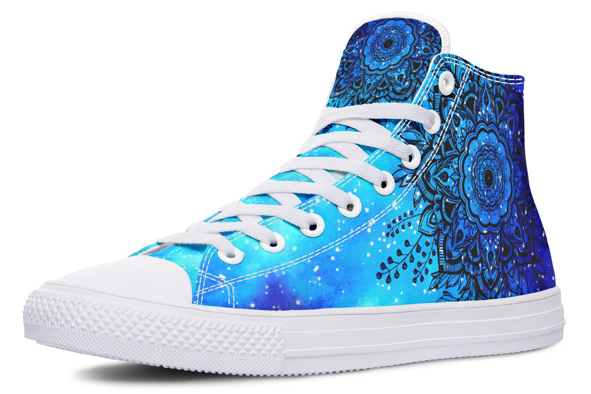 Blue Mandala Hightops