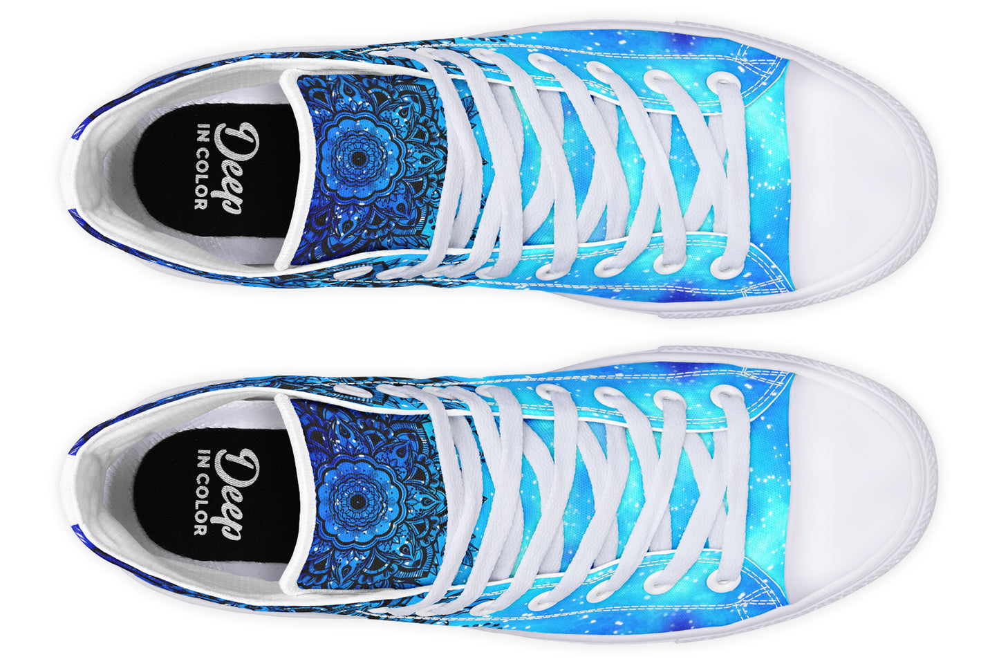 Blue Mandala Hightops