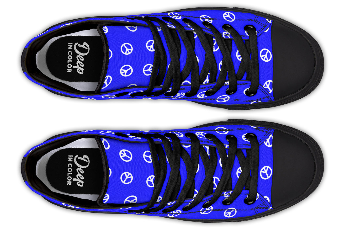 Blue Peace Hightops