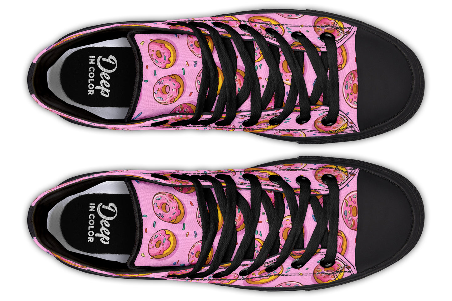 Cartoon Donuts Hightops