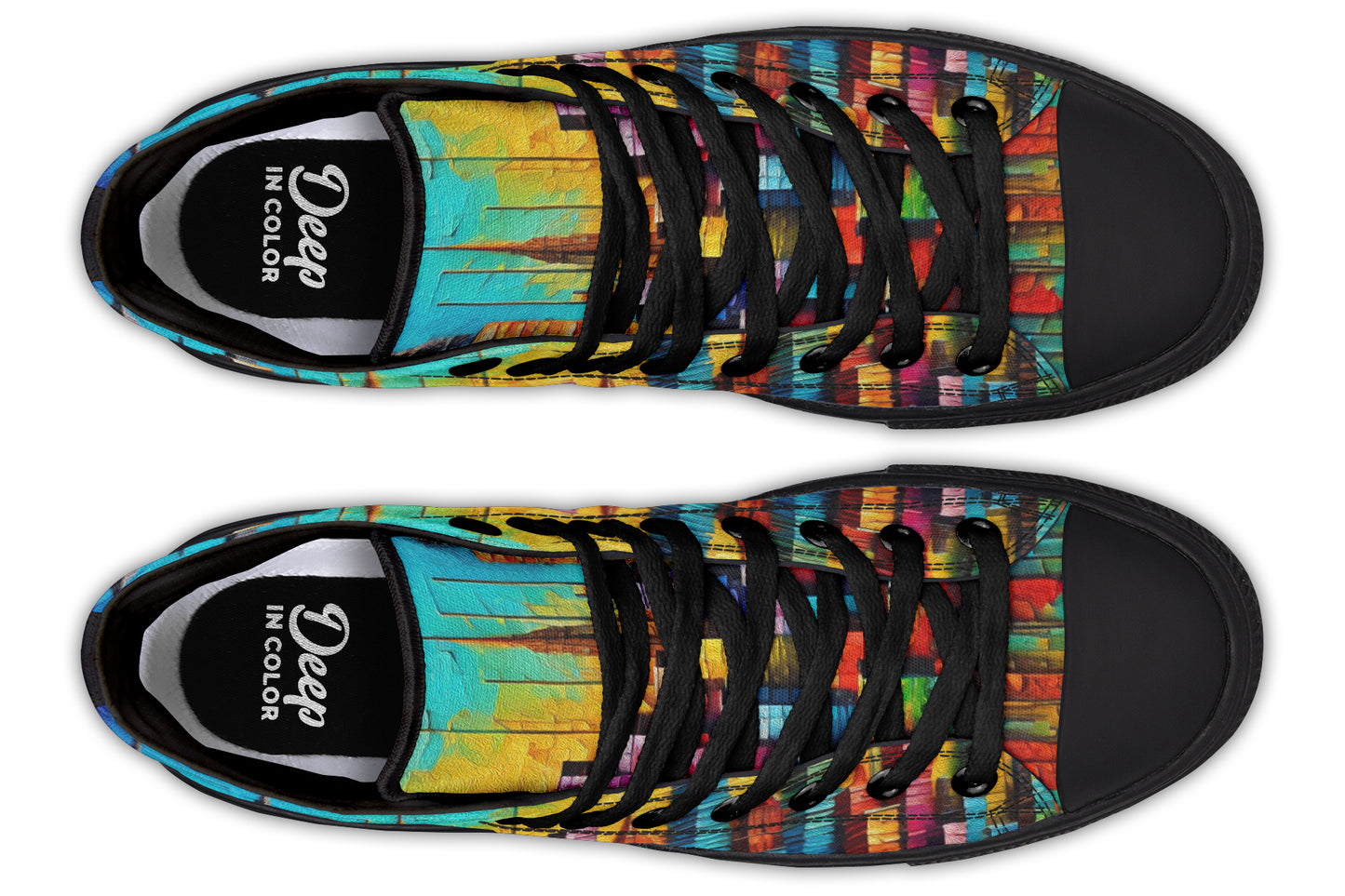 Colorful City Hightops