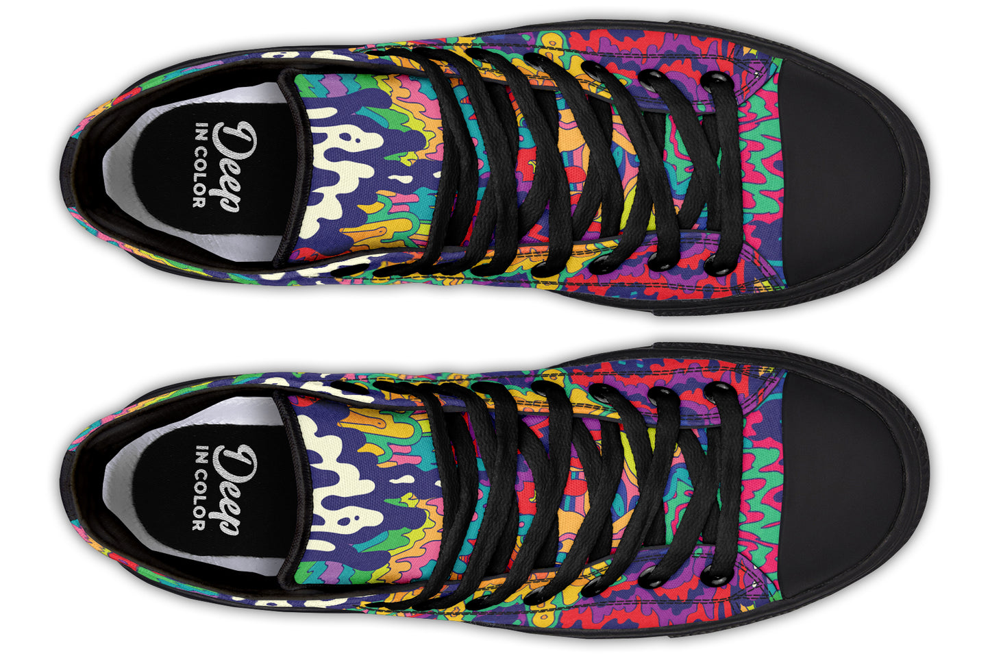 Colorful Drips Hightops
