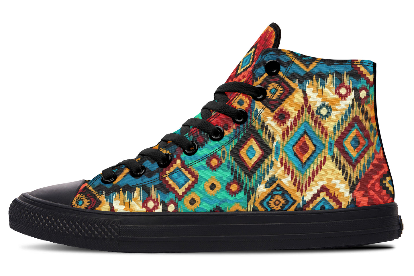 Colorful Ethnic Tribal Hightops