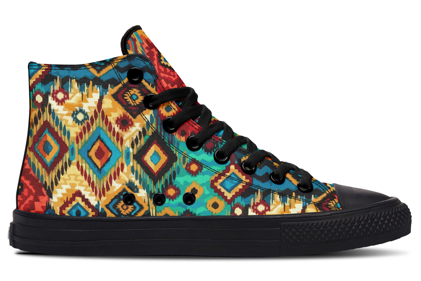 Colorful Ethnic Tribal Hightops