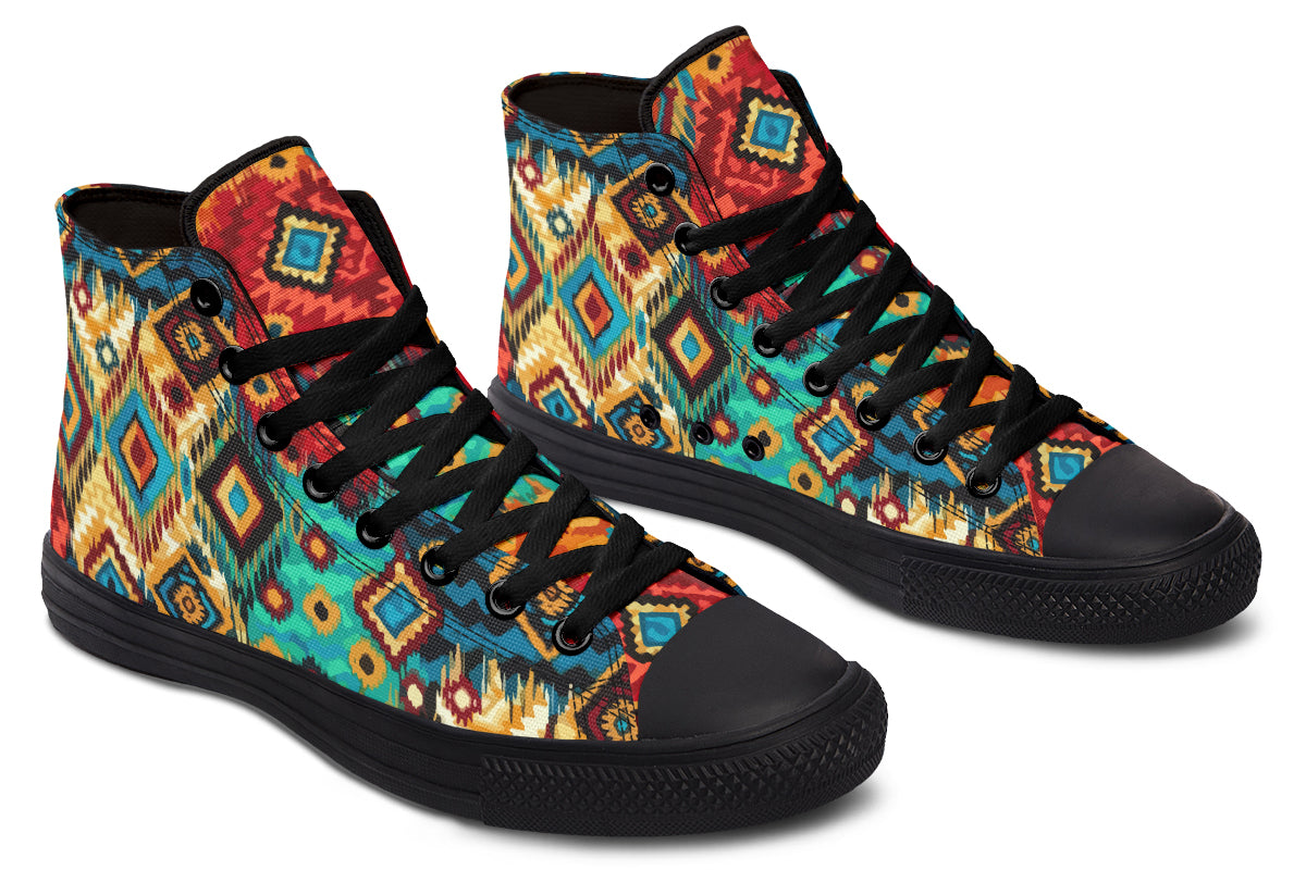 Colorful Ethnic Tribal Hightops