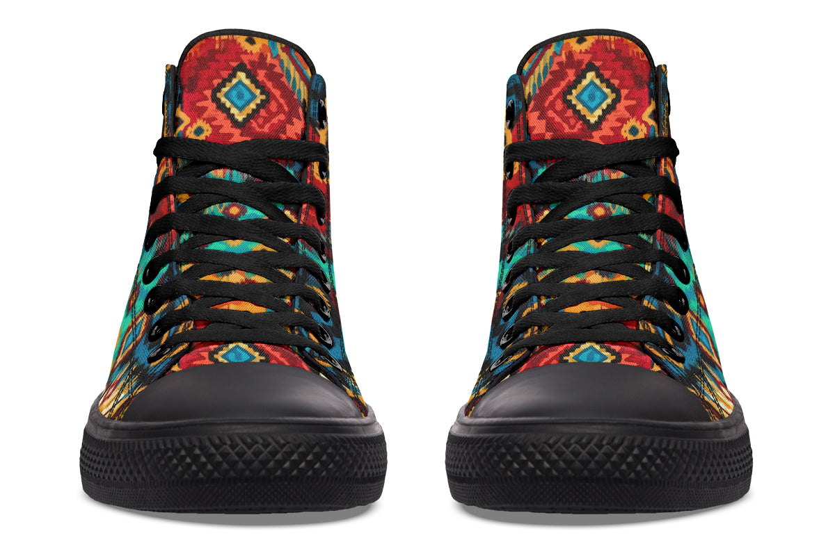 Colorful Ethnic Tribal Hightops
