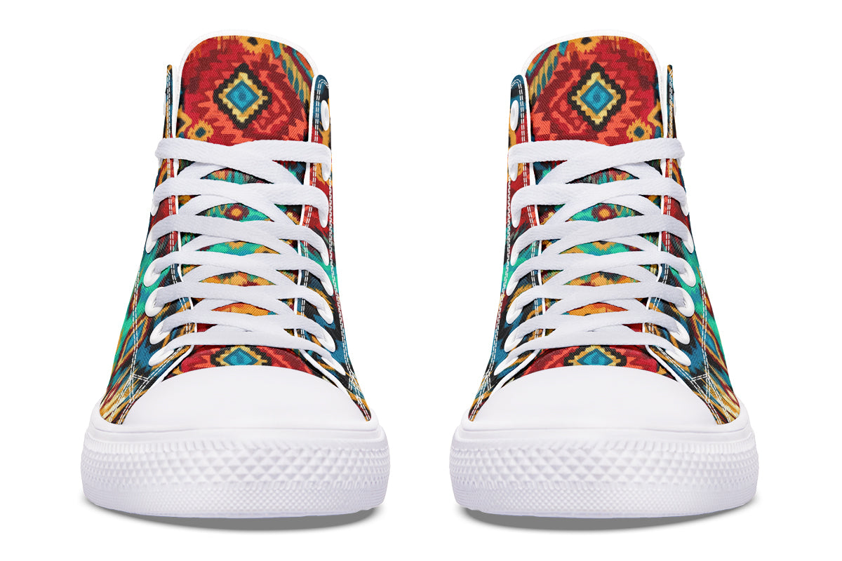 Colorful Ethnic Tribal Hightops