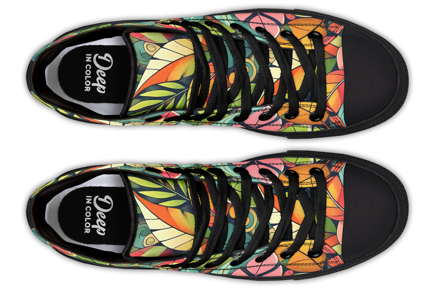 Colorful Leaves Hightops