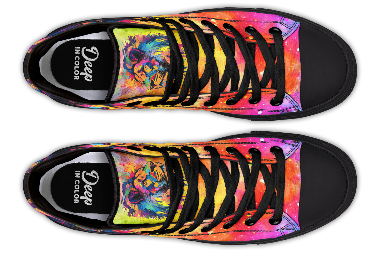 Colorful Lion Hightops