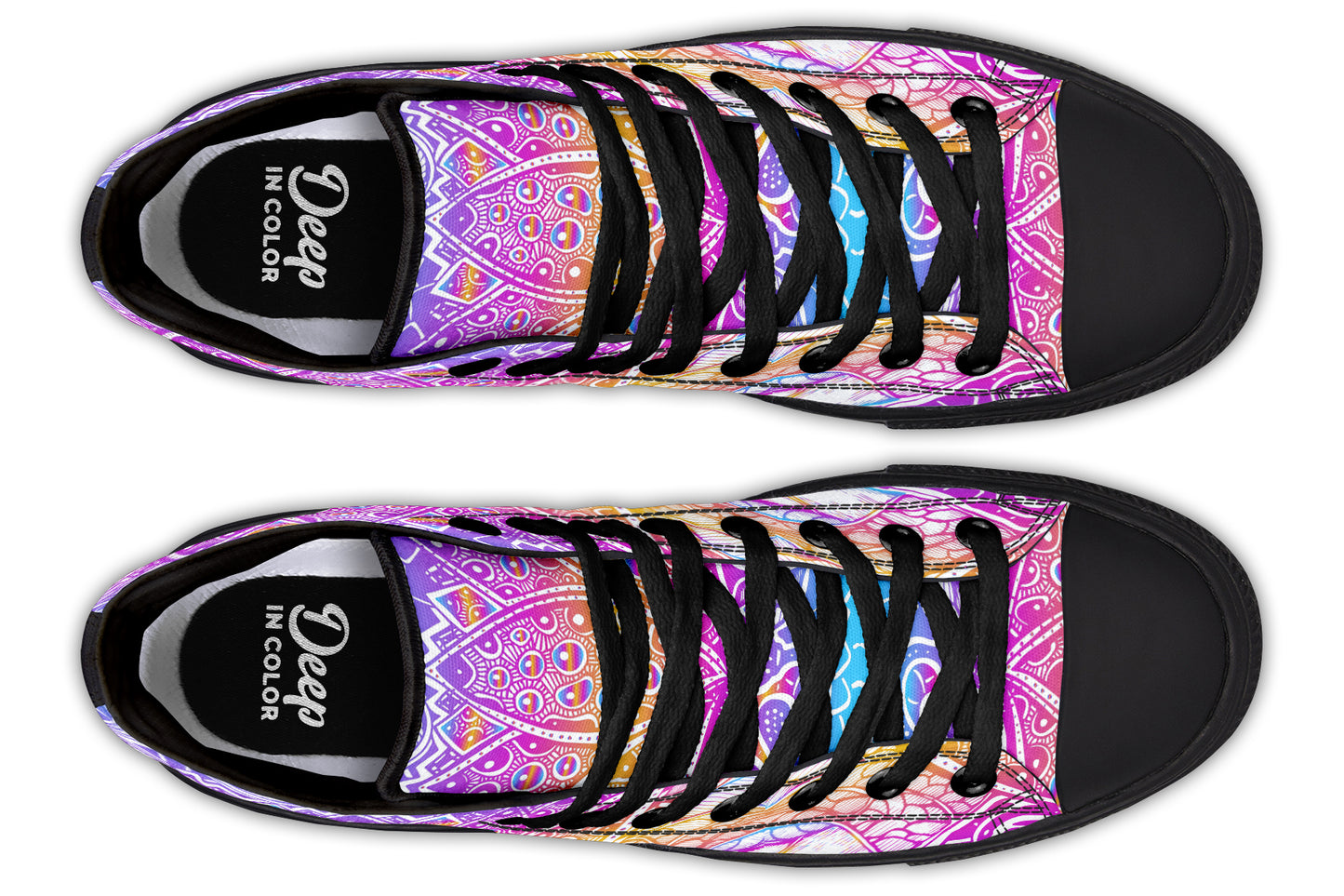 Colorful Lotus Hightops