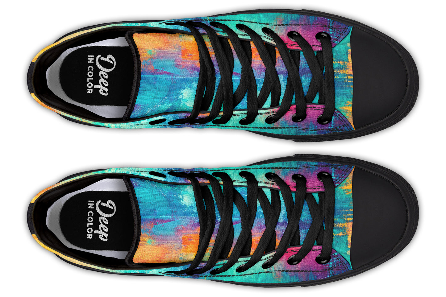 Colorful Paint Hightops