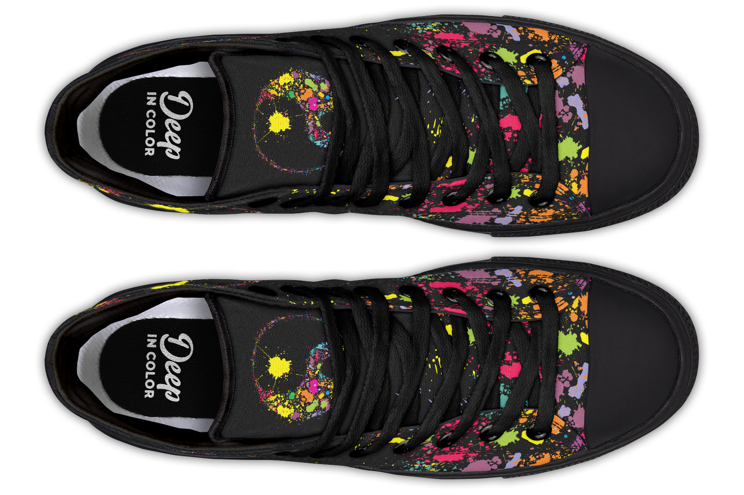 Colorful Platters Ying Yang Hightops