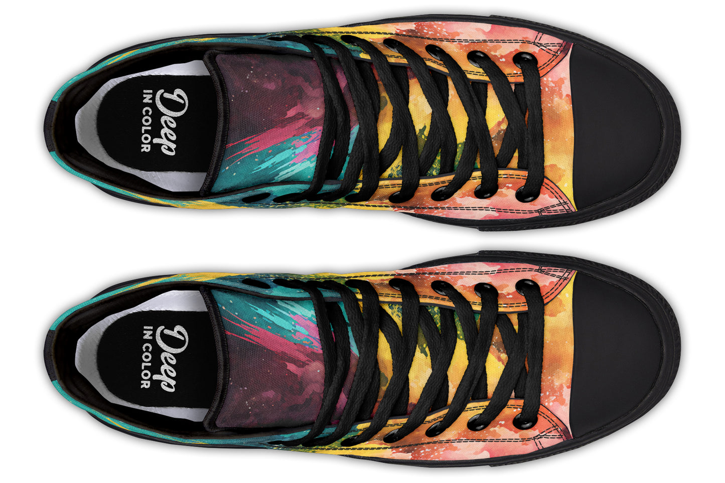 Colorful Smoke High Tops