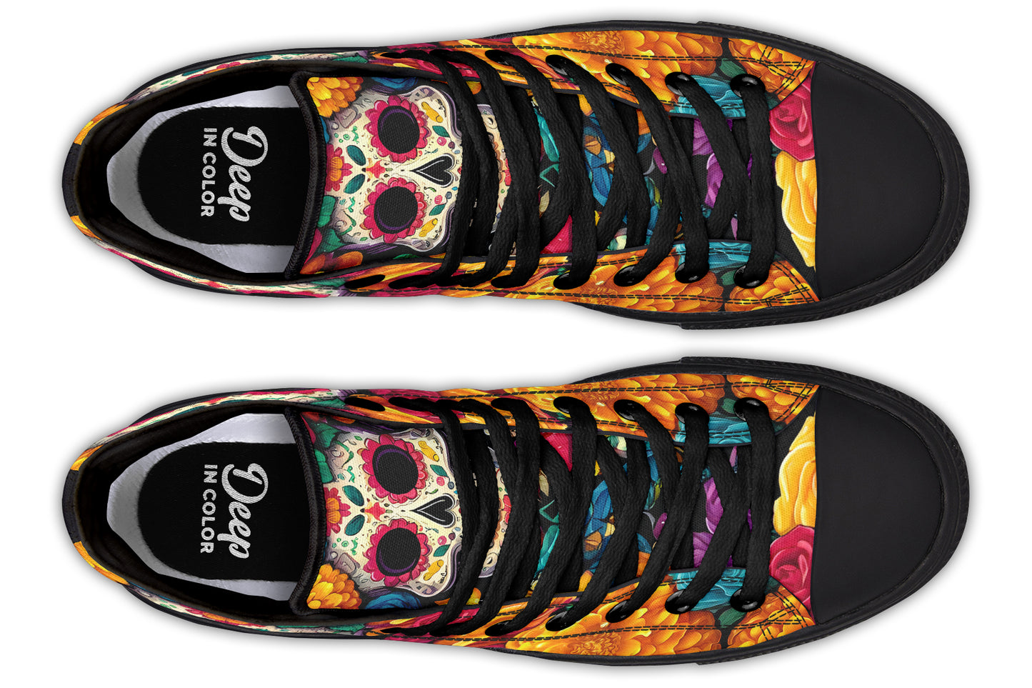 Dia De Muertos High Tops