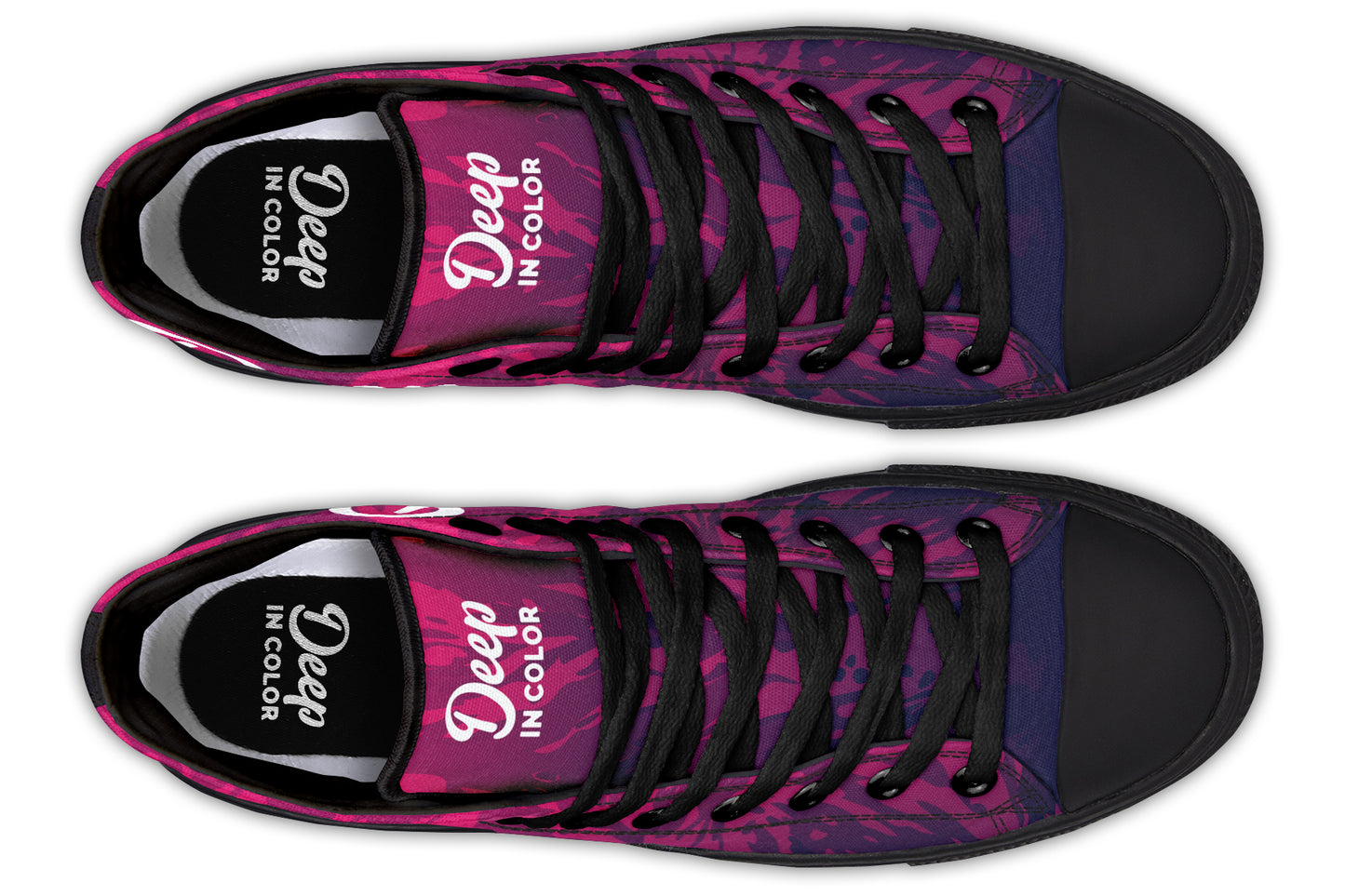 Deep In Color On Fire Hightops