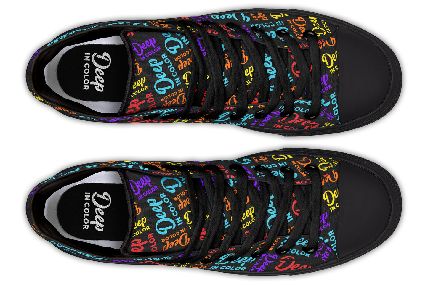 Deep In Color Pattern Hightops