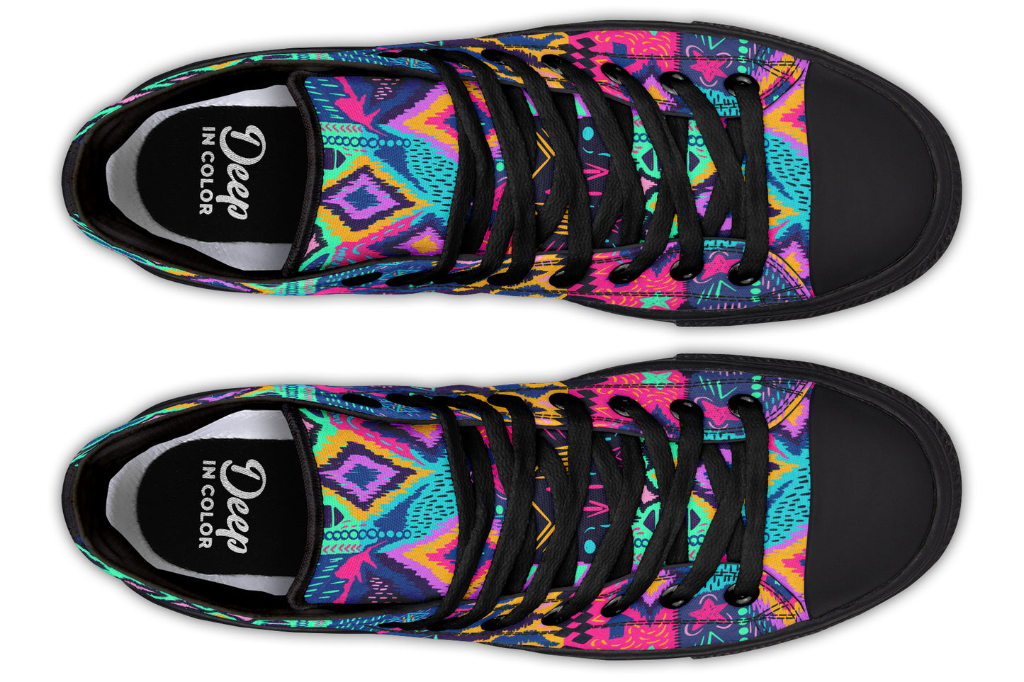 Ethnic Print High Tops