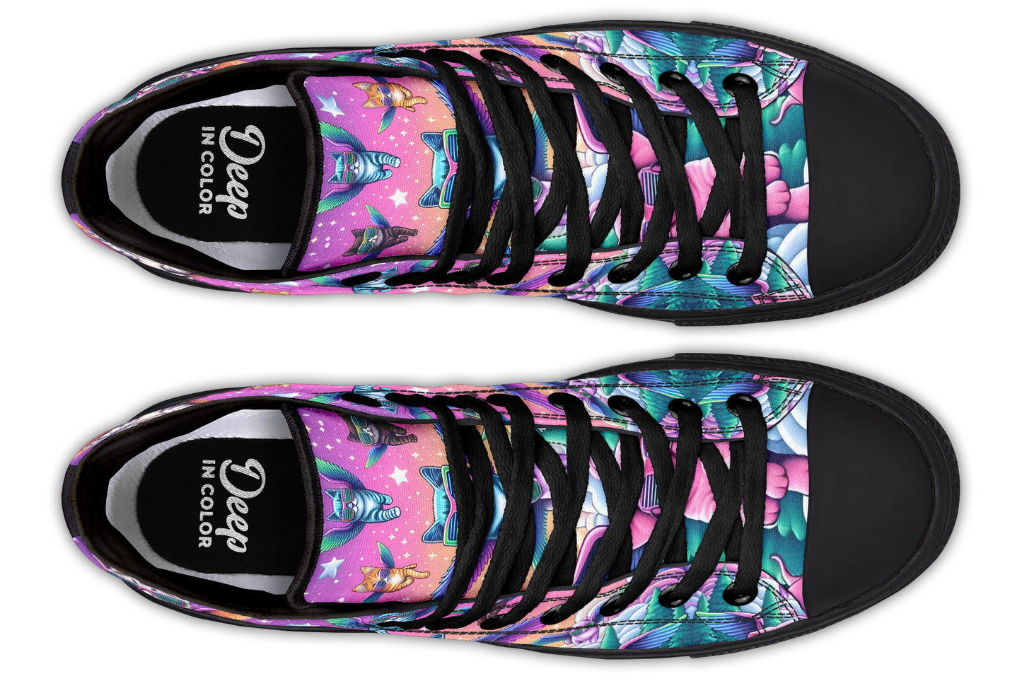 Flying Cats High Tops