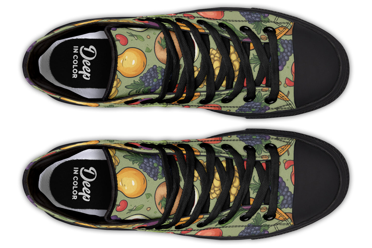 Fruity Cartoons High Tops