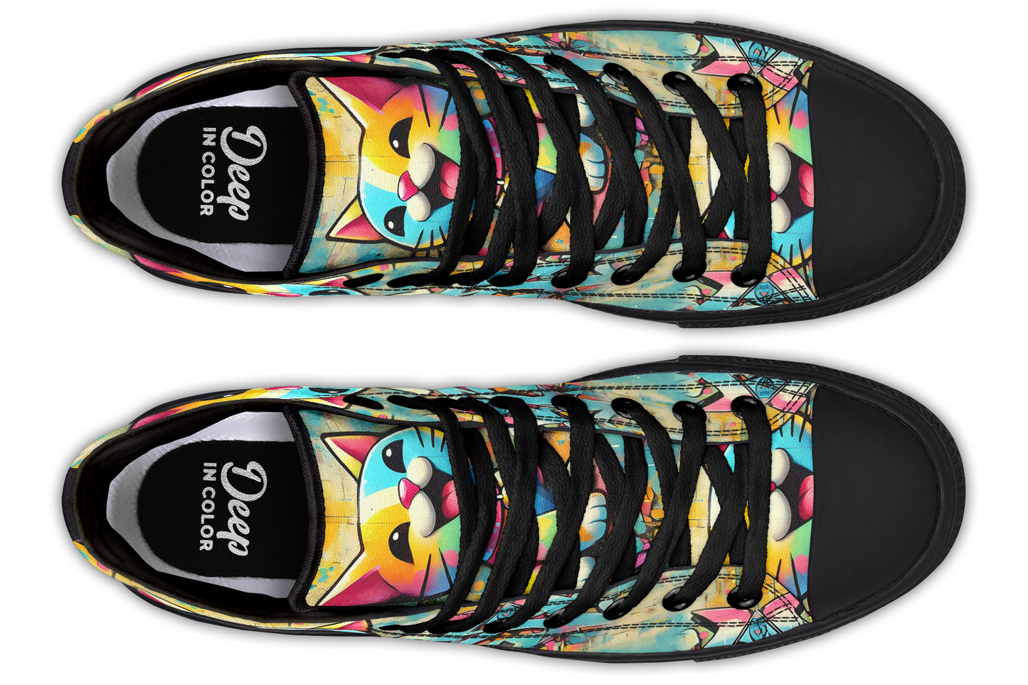 Graffiti Cat Hightops