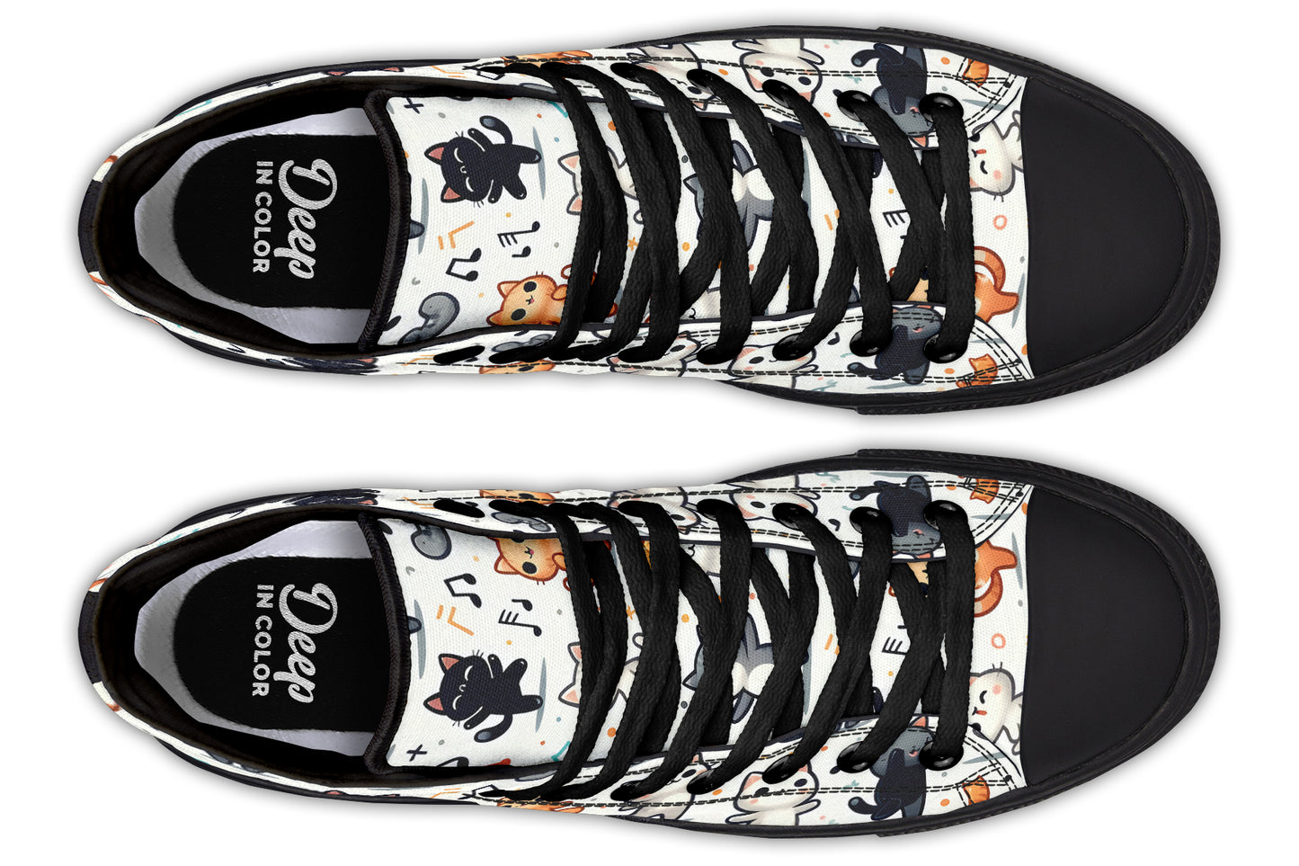 Happy Cats2 High Tops